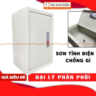  Tủ điện nổi sơn tĩnh điện chống gỉ khóa bật kèm chìa vỏ tủ điện công nghiệp 
