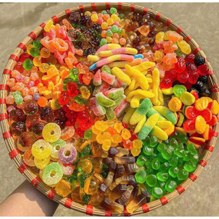 Sỉ 1kg kẹo dẻo kèm dẻo tẩm đường nhiều mã cho khách 