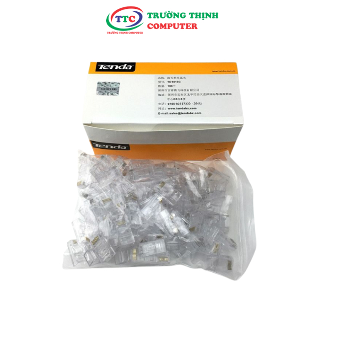 ĐẦU MẠNG RJ45 TENDA - đầu mạng chính hãng Tenda  , giá tốt