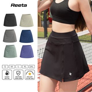 Chân váy thể thao 2 lớp Reeta form suông chất vải co giãn chống nhăn tập aerobic,chạy bộ, golf, tennis,cầu lông-A3013