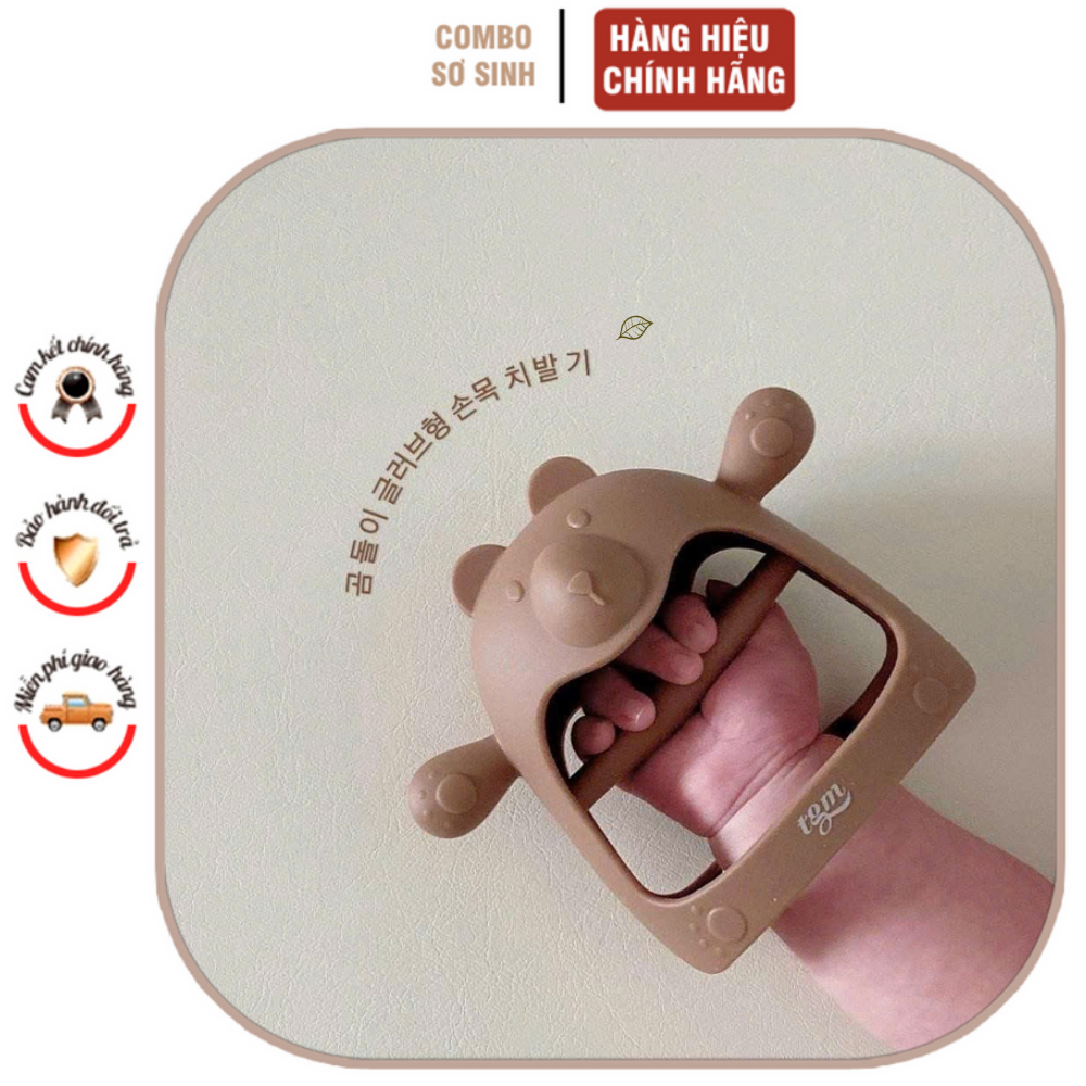 Gặm nướu cầm tay Barrot,  silicone cao cấp cho bé tặng kèm hộp đựng dễ vệ sinh, an toàn chính hãng.