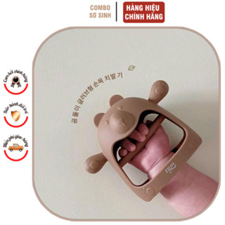 Gặm nướu cầm tay Barrot,  silicone cao cấp cho bé tặng kèm hộp đựng dễ vệ sinh, an toàn chính hãng.