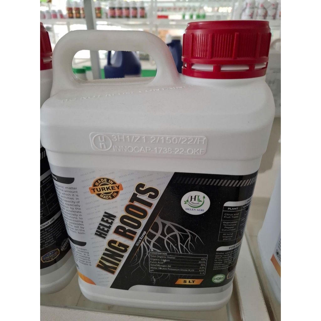 Phân hữu cơ King Roots can 5 lít – Hàng nhập Châu Âu, tưới gốc cho cây trồng