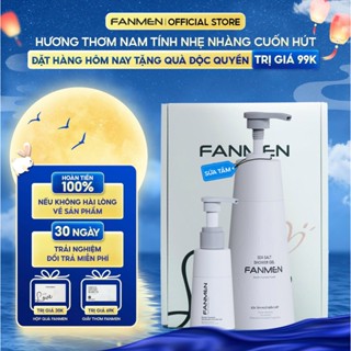 [MUA LÀ CÓ QUÀ] Combo Sữa Rửa Mặt Và Sữa Tắm Nam Fanmen Bộ Sữa Tắm Và Sữa Rửa Mặt Dành Cho Nam Làm Sạch Và Cấp Ẩm Cho Da