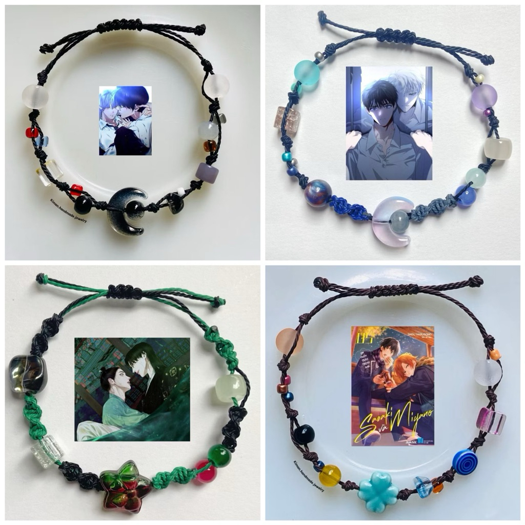 Vòng tay dây rút BL manhwa | BL Manhwa Bracelets