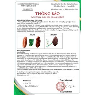 Kem Bôi Da -Mộc Liễu Vương PLSU
