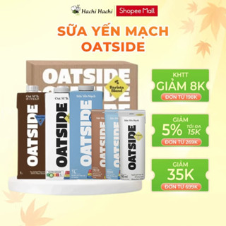 Combo 1 thùng Sữa yến mạch Oatside Barista Blend/Socola/Đậm đà 115ML/180ML/200ML/1L