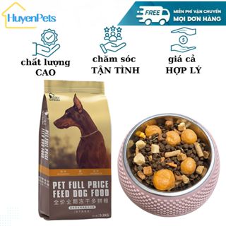 [VIDEO GIẢM 150K] [bao 9.8kg] Hạt cho chó W.Captain Deluxe  DL mix 7 loại topping cho cún cưng kén ăn, cún con,cún bầu