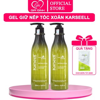 Gel giữ nếp tóc xoăn Karseell BNC Sky Curly tạo kiểu dưỡng tóc uốn xoăn, gel vuốt tóc nữ 500ml chính hãng