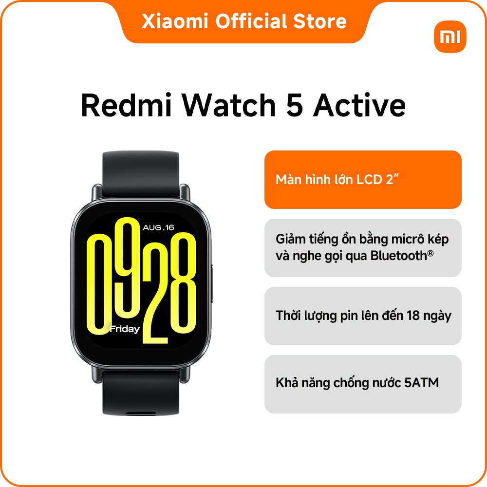 Đồng hồ thông minh Redmi Watch 5 |Redmi Watch 5 Lite| Redmi Watch 5 Active | BigBuy360 - bigbuy360.vn