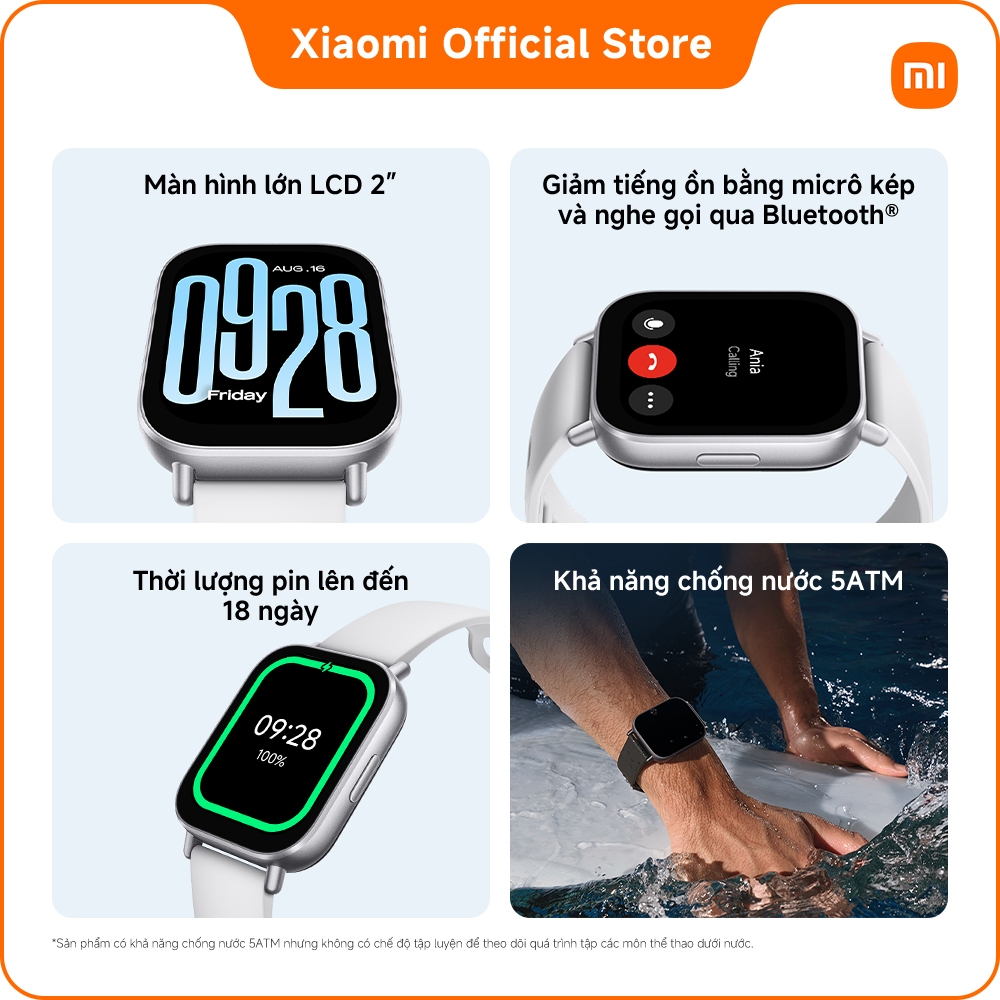 Đồng hồ thông minh Redmi Watch 5 |Redmi Watch 5 Lite| Redmi Watch 5 Active | BigBuy360 - bigbuy360.vn