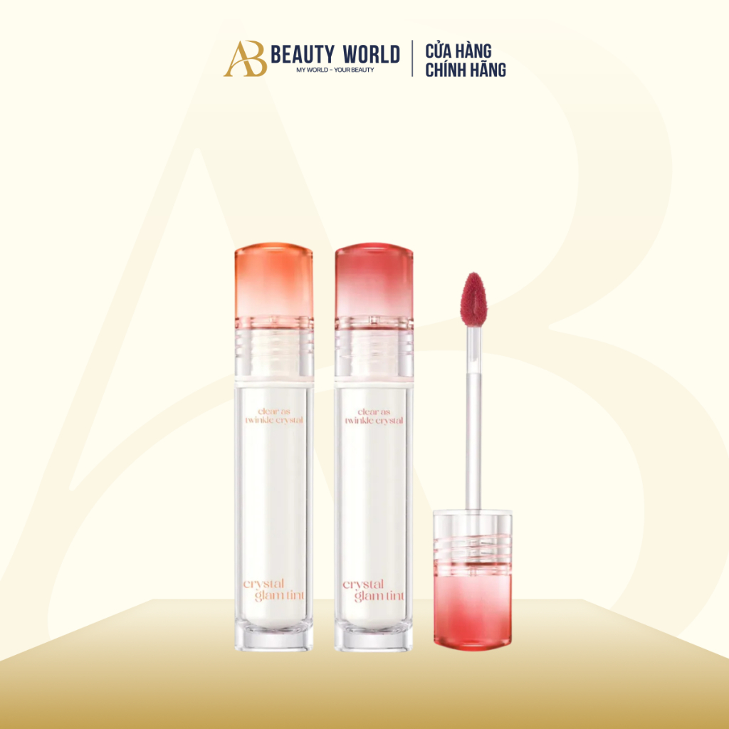 Son Tint Bóng Clio Crystal Glam Tint 3.4g | AB BEAUTY WORLD