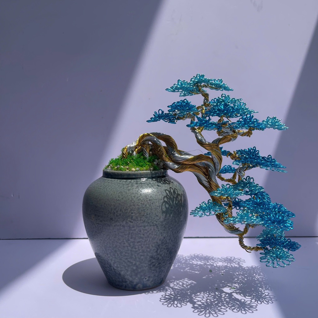 Cây bonsai mini dây đồng dáng đổ