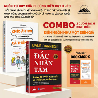 Sách - Combo Đắc Nhân Tâm + Khéo Ăn Nói Sẽ Có Được Cả Thiên Hạ - Tiên Phong Books