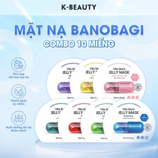 COMBO 10 Miếng Mặt Nạ BANOBAGI Thế Hệ Mới, Dưỡng Da Chuyên Sâu Dành Cho Mọi Loại Da 30ml