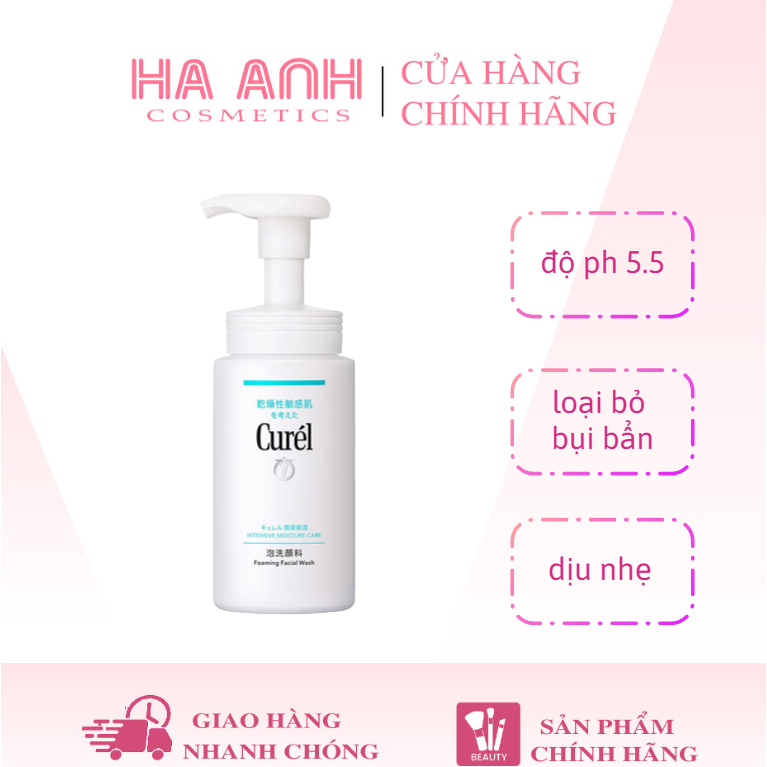 Sữa Rửa Mặt Curel Intensive Moisture Care Foaming Wash 150ml