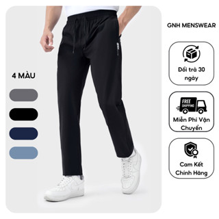  Quần Dài Gió Ống Suông Nam Dáng Âu Đẹp Quần Dài Thể Thao Nam Co Giãn Không Nhăn GNH ACTIVE 23031 