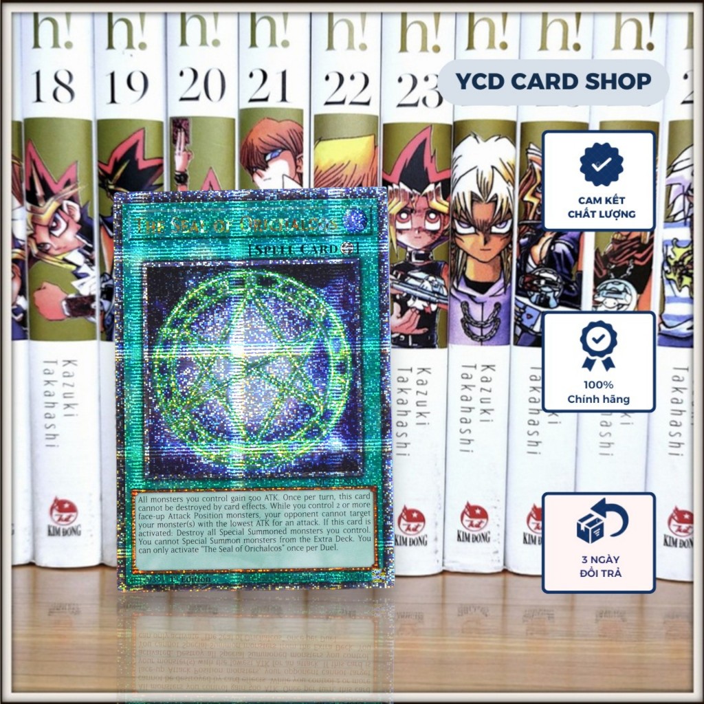 [YCDcardgame] Thẻ Bài Yugioh Chính Hãng The Seal of Orichalcos – 25th Secret Rare [Spell]