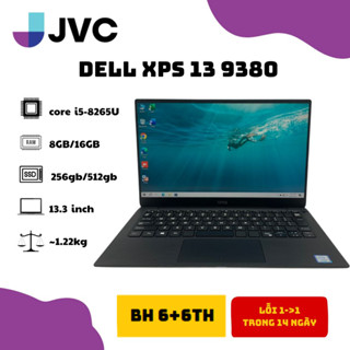 Laptop xách tay giá rẻ DELL XPS 13 9380  I5–8265U | Ram 8GB | SSD 256GB | 13.3′′ HD | Card On Pin 90%