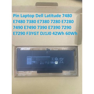  Pin Laptop Dell Latitude 7480 E7480 7380 E7380 7280 E7280 7490 E7490 7390 E7390 7290 E7290 F3YGT DJ1J0 42Wh 60Wh