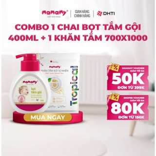 [TẶNG QUÀ] Chai bọt tắm gội Mamamy cao cấp chính hãng cho bé từ sơ sinh, gốc thực vật thiên nhiên, dịu lành