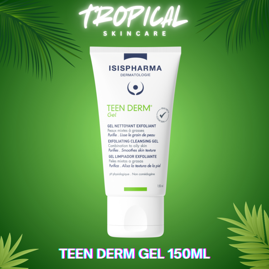 Sữa rửa mặt, giảm nhờn, ngừa mụn TEEN DERM GEL ISIS PHARMA (shop)