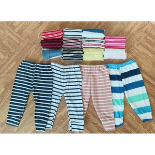   3-16kg  Combo 20 Quần Chục Dài Kẻ Cho Bé Trai Bé Gái 