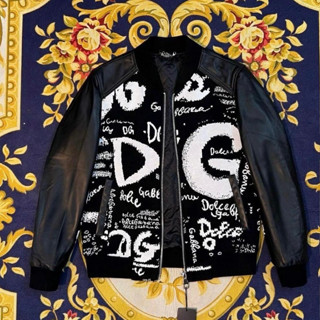  Áo Khoác Gió Nam Trần Bông D.G Họa Tiết In Hình Siêu Nét - Áo Khoác Bomber Đôn Chề Cạp Bo Gân Cao Cấp 