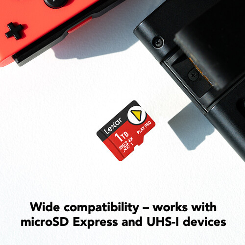 Thẻ nhớ Lexar Play Pro chuẩn microSDXC Express 512GB/1TB, Tốc độ đọc 900Mb/s, Bảo hành 5 năm | BigBuy360 - bigbuy360.vn