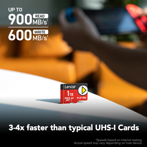 Thẻ nhớ Lexar Play Pro chuẩn microSDXC Express 512GB/1TB, Tốc độ đọc 900Mb/s, Bảo hành 5 năm | BigBuy360 - bigbuy360.vn