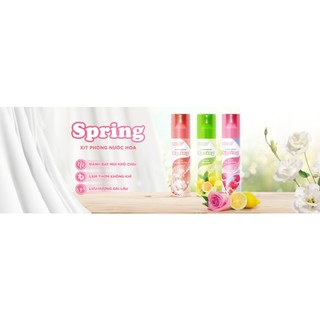 XỊT PHÒNG SPRING 225ML – THƠM MÁT TỨC THÌ, KHỬ MÙI HIỆU QUẢ