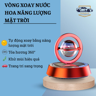 Vòng Xoay Sao Hỏa Pin Năng Lượng Mặt Trời - Nhựa ABS, Nước Hoa, Tỏa Hương Thơm,Trang Trí Nội Thất