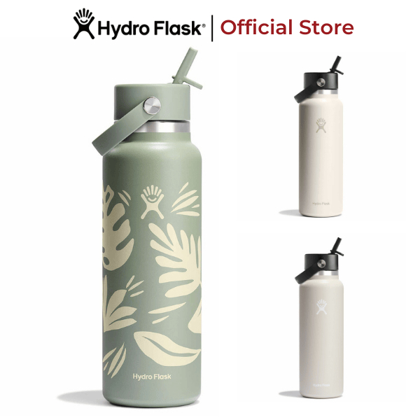 Bình giữ nhiệt Hydro Flask 1183 ml Wide Flex Cap 40 oz nắp ống hút, chính hãng, giữ nhiệt tốt | BigBuy360 - bigbuy360.vn