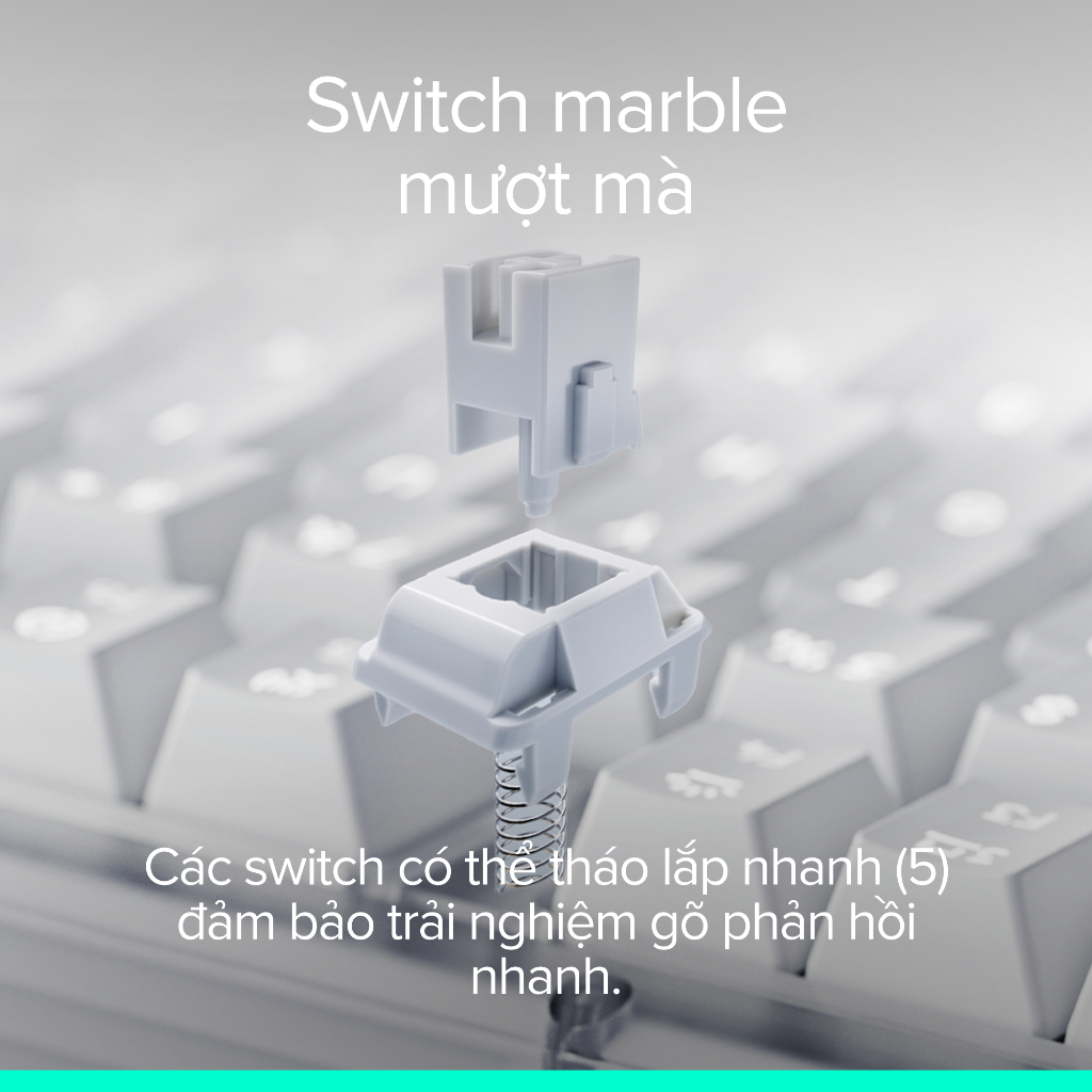 Bàn phím cơ không dây Logitech Alto Keys K98M - Đệm hấp thụ rung động, đèn nền, Bluetooth, Sạc USB-C | BigBuy360 - bigbuy360.vn