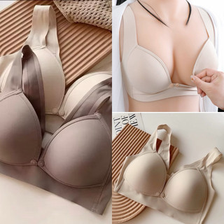  Áo lót bầu chất liệu su non cho con bú và sau sinh không gọng nâng đỡ chống chảy sệ cho mẹ bầu 