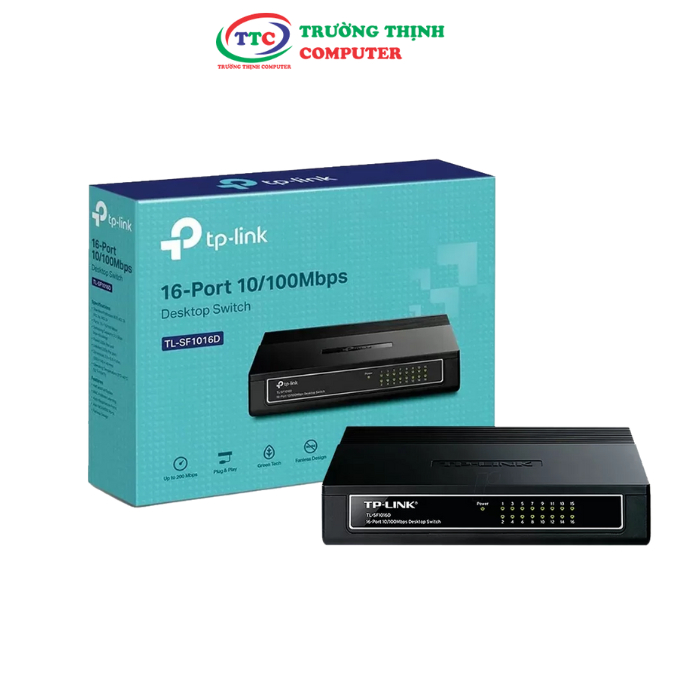 Switch TP-Link 16 Port 10/100Mbps TL-SF1016D