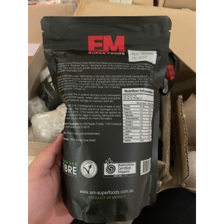Hạt chia tím/ đen Úc Absolute Organic túi 500G - 1KG
