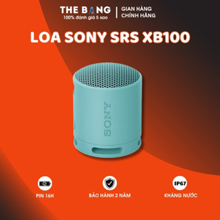 Loa Sony SRS-XB100 (Pin 16h | Công suất 5W | IP67 | Bluetooth 5.3 | Fast Pair | Sound Diffusion Processor)