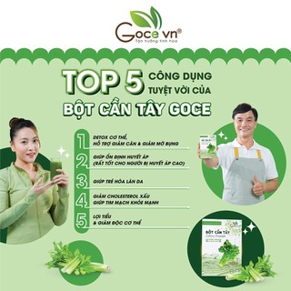 Bột cần tây nguyên chất Goce – 72g (24 gói x 3g)