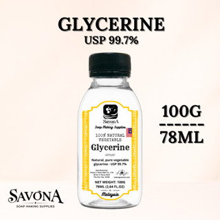 Glycerin Thực Vật 99.7% USP SavonA 100g/500g/1kg – Nguyên Liệu Làm Mỹ Phẩm, Xà Phòng, Thực phẩm