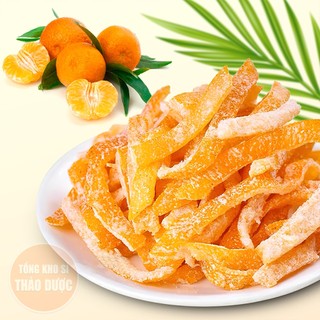 Mứt trần bì, xí muội vỏ cam, vỏ quýt, tẩm đường, vị chua ngọt, món ăn vặt giảm ho, tiêu đờm