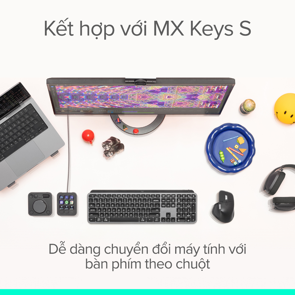 Chuột không dây công thái học Logitech MX Master 4 - Rung phản hồi, Cuộn siêu nhanh, Sạc USB-C | BigBuy360 - bigbuy360.vn