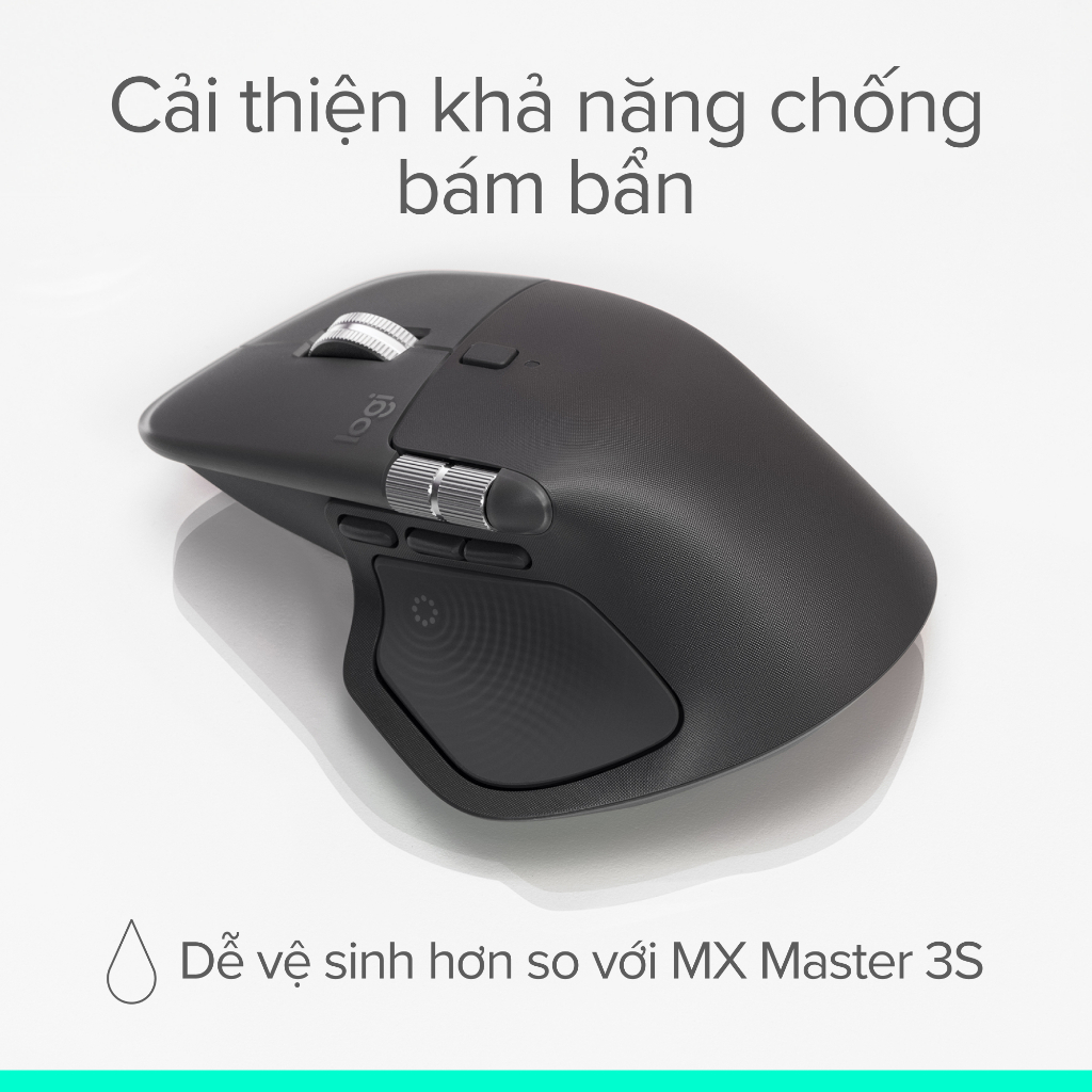 Chuột không dây công thái học Logitech MX Master 4 - Rung phản hồi, Cuộn siêu nhanh, Sạc USB-C | BigBuy360 - bigbuy360.vn
