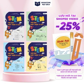Sách - STEM – Trò Chơi Phát Triển Tư Duy Tuổi 5+ - TKBooks
