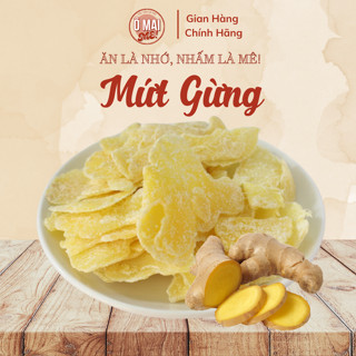  Mứt gừng nhà làm thơm cay ấm miếng mỏng Đặc sản gừng Huế - Ô MAI MÊ omaimee 