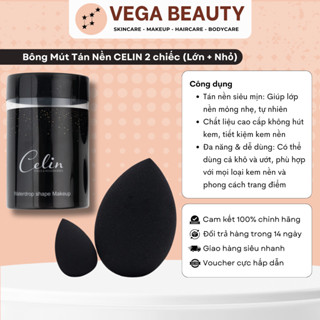  Bông Mút Tán Nền CELIN 2 cái lớn + nhỏ tán nền dễ dàng tiện lợi tiết kiệm 