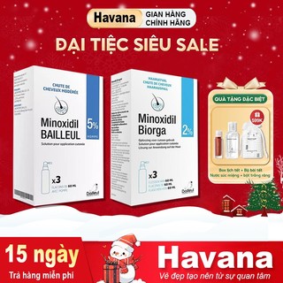  Xịt Mọc Tóc Minoxidil Bailleul Laboratoires 2% 5% Nhập Khẩu Pháp Kích Thích Mọc Tóc Và Giảm Rụng Tóc 