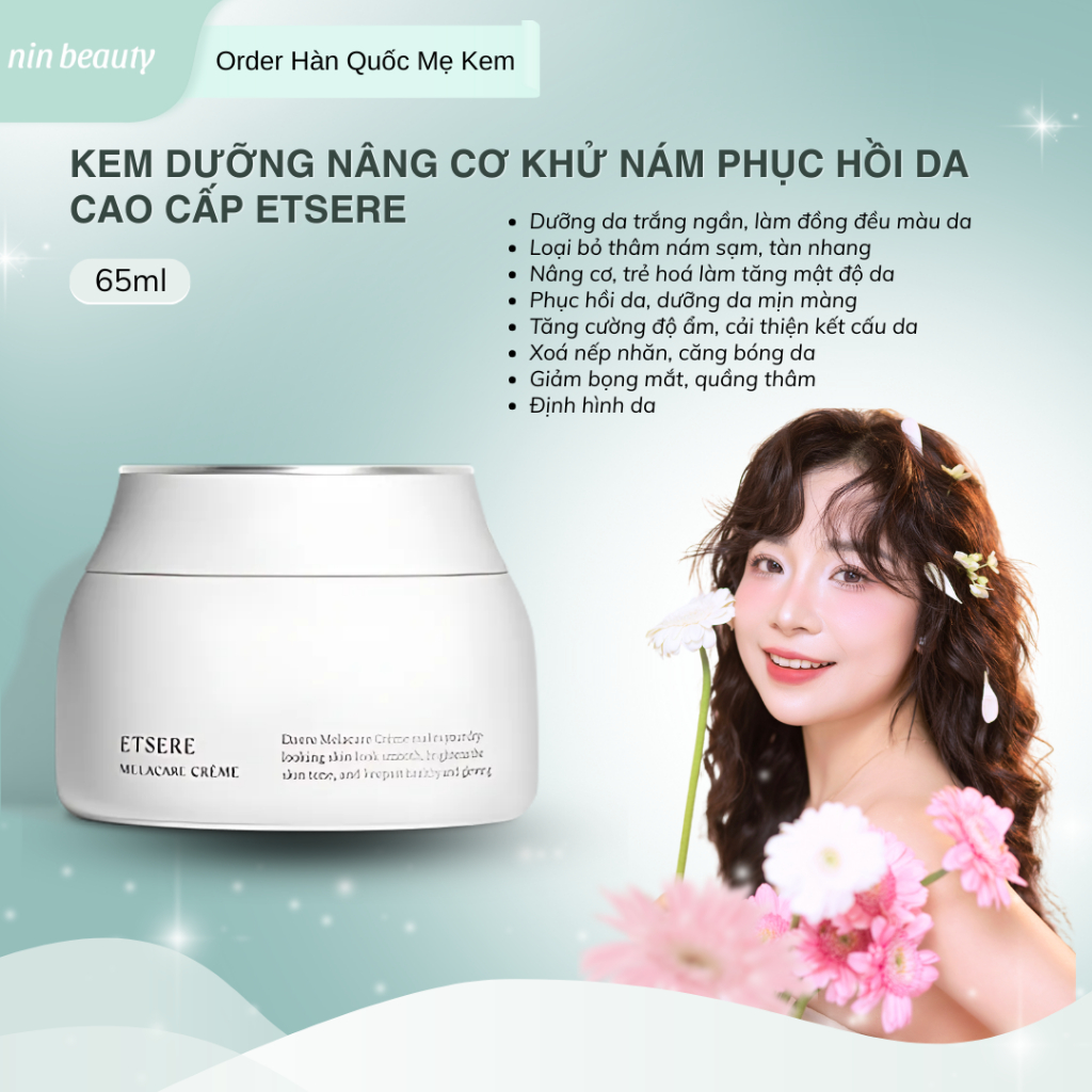 Kem dưỡng mờ nám Demar3 Etsere Melacare 65ml