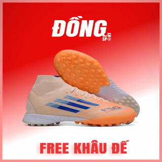  Giày Bóng Đá F50 Elite Mid TF ĐỒNG SPORT FREE KHÂU ĐẾ Upper vải dệt phủ keo Lưỡi gà liền ôm chân Bộ đệm êm ái 