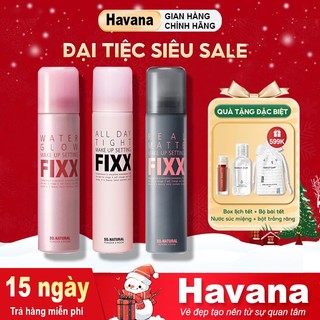  Xịt Khóa Makeup Fixx So Natural Từng Loại Da AllDay Tight - Real Matte - Water Glow Makeup 